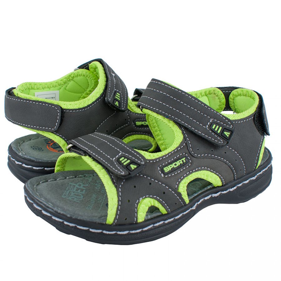 Športové sandále, sivé