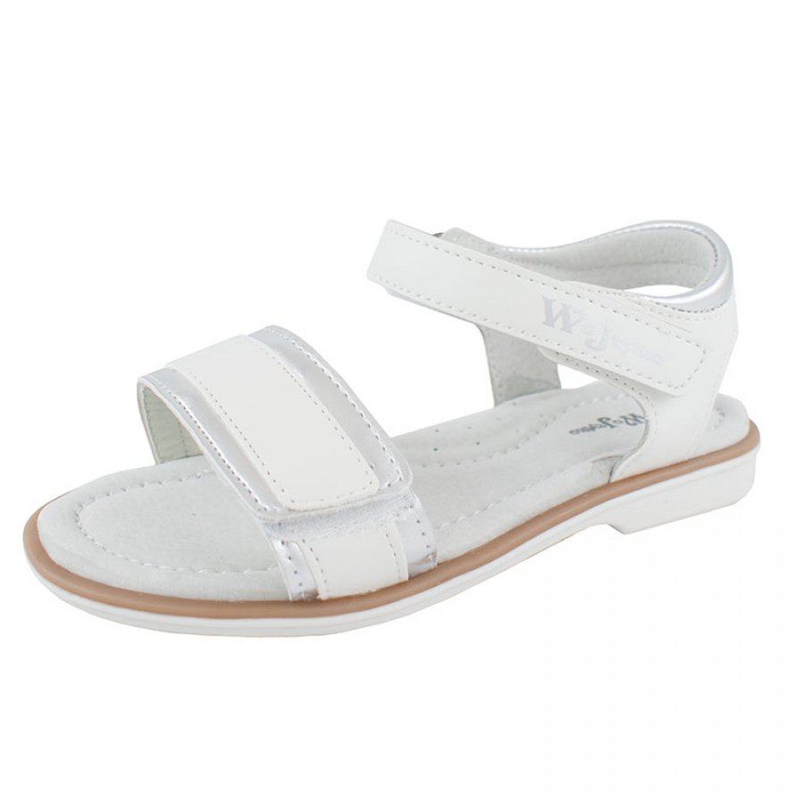 Trendové sandále, biele