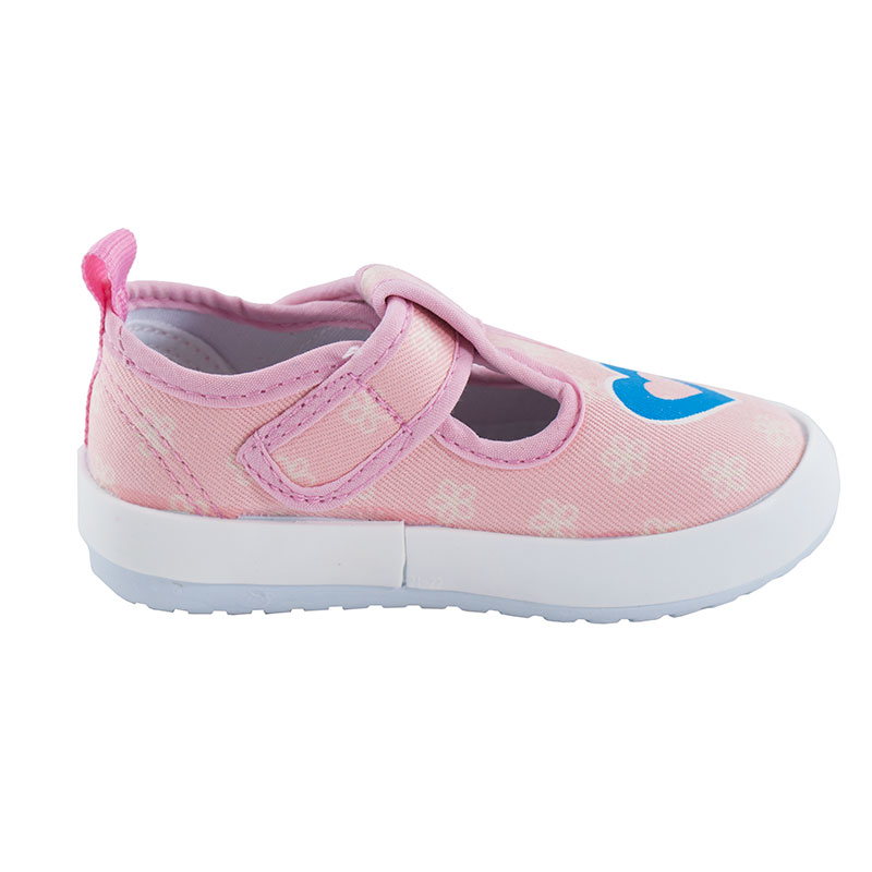 Plátenky s koženou vložkou, ružové