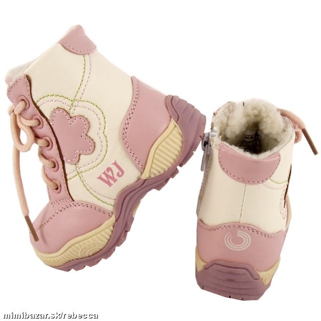 Zimné dievčenské topánky