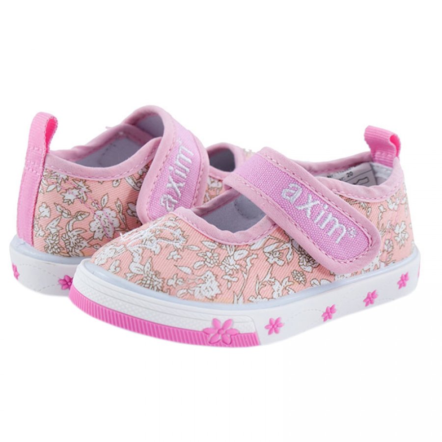 Plátenky s koženou vložkou, svetloružové