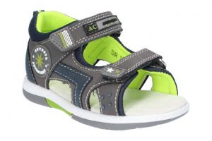 Chlapčenské sandále, sivé