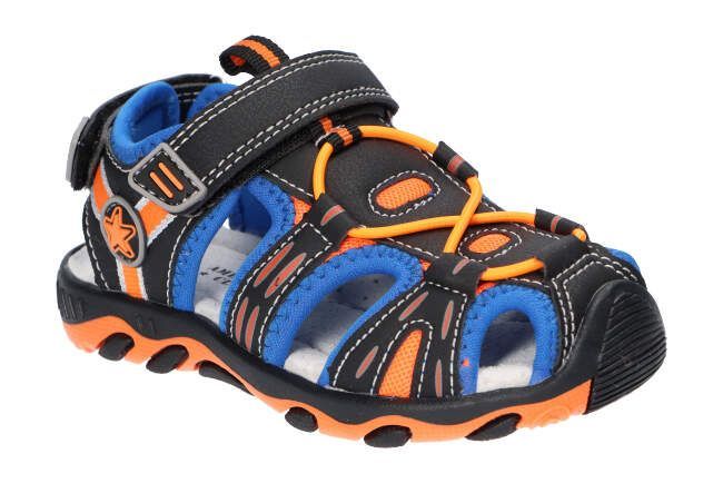 Chlapčenské športové sandále, čierne