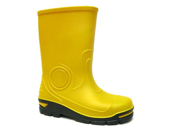 Zateplené gumáky, žlté 