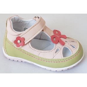 Dievčenské celokožené topánky