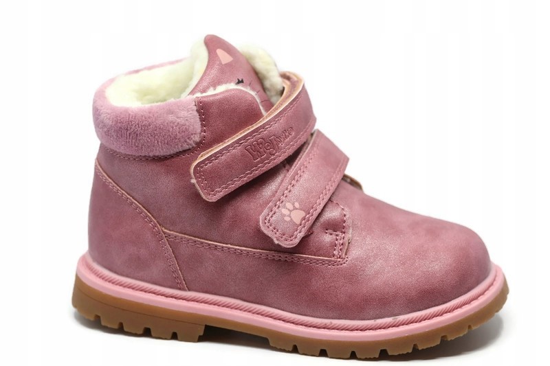 Zimné dievčenské topánky,ružové