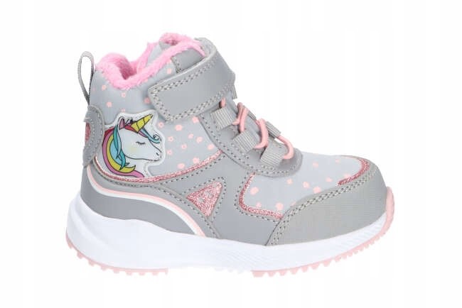 Zimné dievčenské topánky, sivé