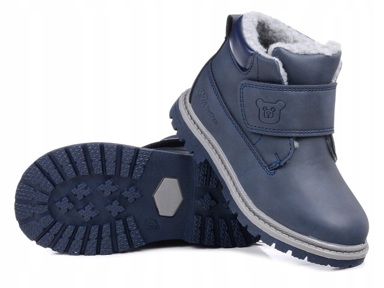 Zimné chapčenské topánky, modré
