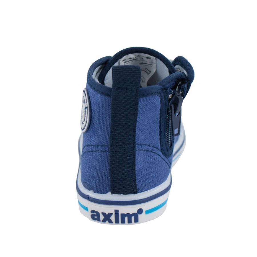 Vysoké plátené tenisky, modré