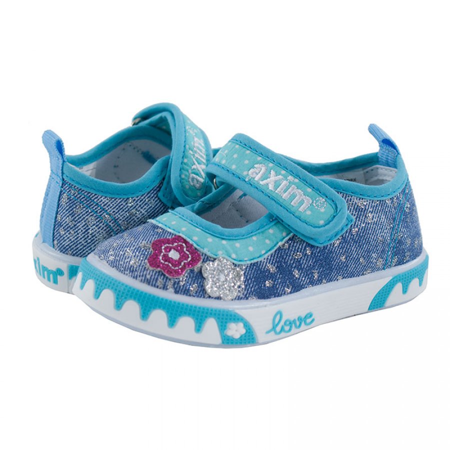 Plátené tenisky modré