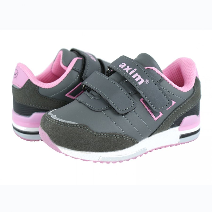 Športové tenisky s koženou stielkou, sivé