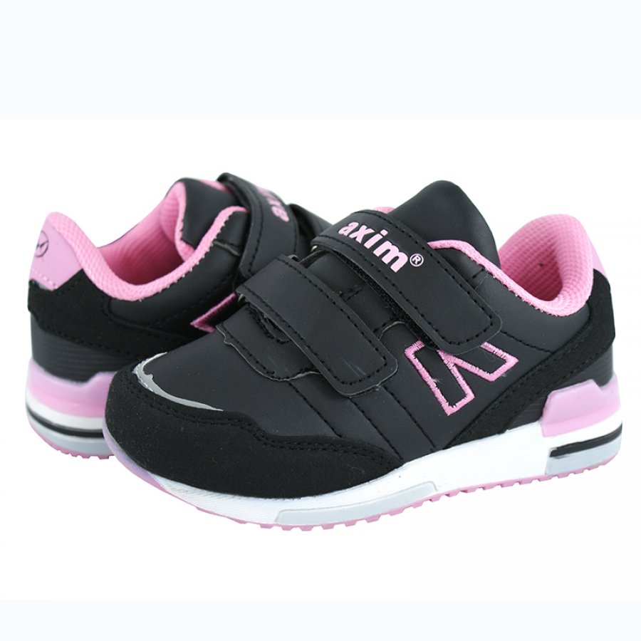 Športové tenisky s koženou stielkou, čierne